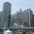 A view from Pier 17 towards lower Manhattan