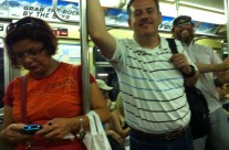 On the subway