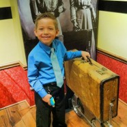 Nathan showing off the old preaching methods