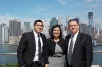 Ruiz family at Bethel looking at Lower Manhattan-2012