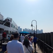 On our way to the Statue of Liberty