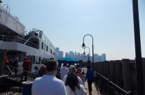 On our way to the Statue of Liberty